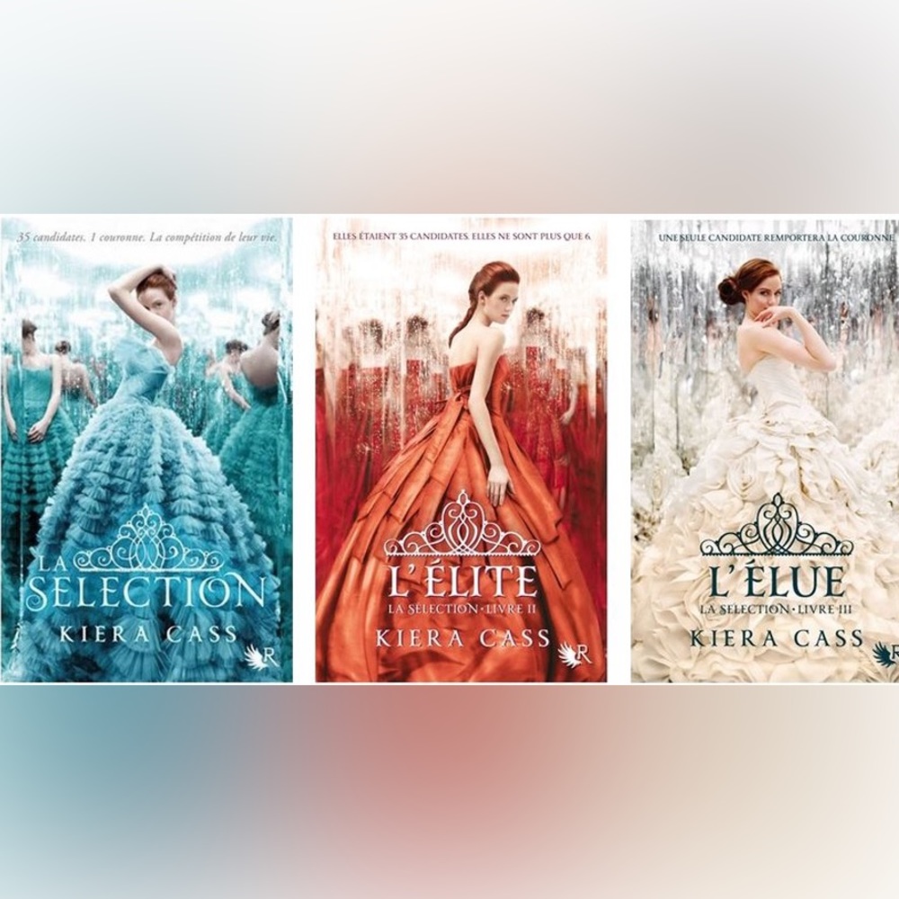 La Sélection, Livre 1 à 3. Livres en français, book in french